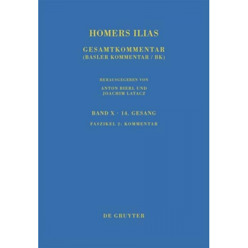 Martha Krieter-Spiro - Homerus: Homers Ilias. Vierzehnter Gesang / Kommentar