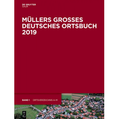 Müllers Großes Deutsches Ortsbuch 2019