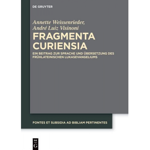 Annette Weissenrieder & André Luiz Visinoni - Fragmenta Curiensia