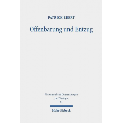 Patrick Ebert - Offenbarung und Entzug