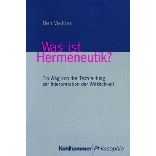 Ben Vedder - Was ist Hermeneutik?