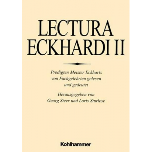 Georg Steer - Lectura Eckhardi