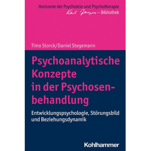 Timo Storck & Daniel Stegemann - Psychoanalytische Konzepte in der Psychosenbehandlung