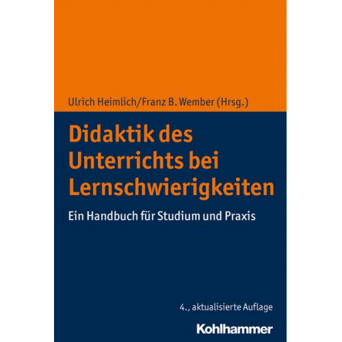 Didaktik des Unterrichts bei Lernschwierigkeiten