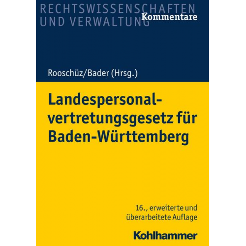 Brigitte Gerstner-Heck & Joachim Abel & Johann Bader & Benja Mausner & Anne Kässner - Landespersonalvertretungsgesetz für Baden-Württemberg