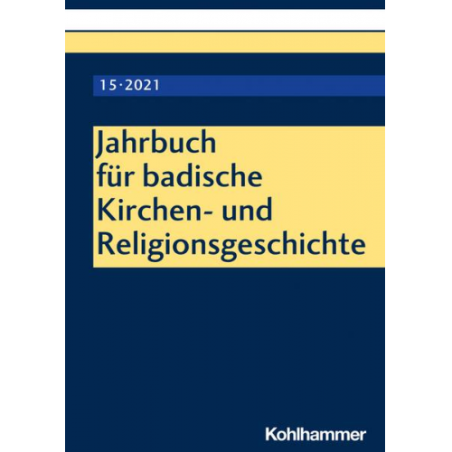 Jahrbuch für badische Kirchen- und Religionsgeschichte