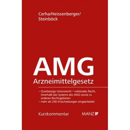 Matthias Cerha & Wolfgang Heissenberger & Claudia Steinböck - Arzneimittelgesetz AMG