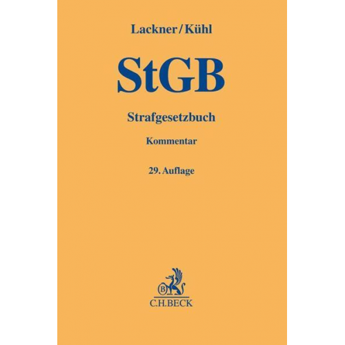 Kristian Kühl & Martin Heger - Strafgesetzbuch