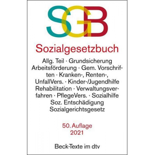 Sozialgesetzbuch mit Sozialgerichtsgesetz