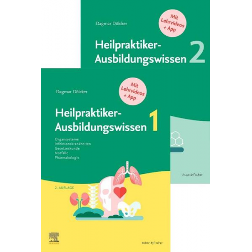 Dagmar Dölcker - Dölcker, Set Heilpraktiker Ausbildungwissen Bd. 1 und 2