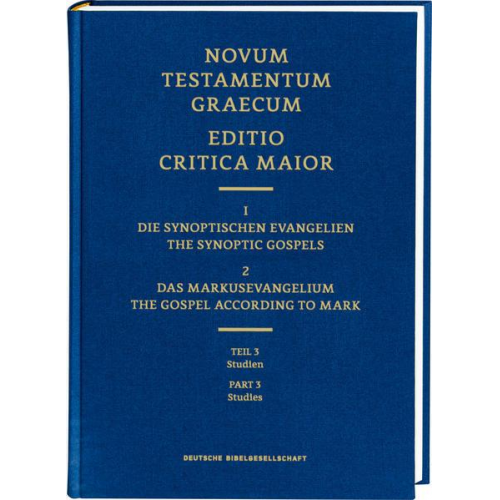 ECM I/2.3. Markusevangelium. Studien