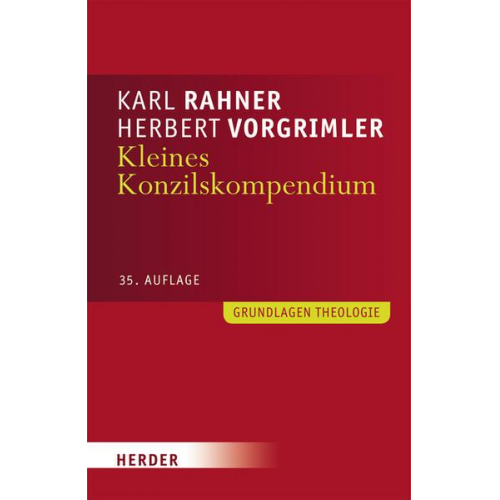 Karl Rahner & Herbert Vorgrimler - Kleines Konzilskompendium