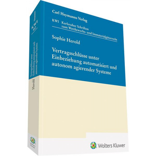 Sophie Herold - Vertragsschlüsse unter Einbeziehung automatisiert und autonom agierender Systeme