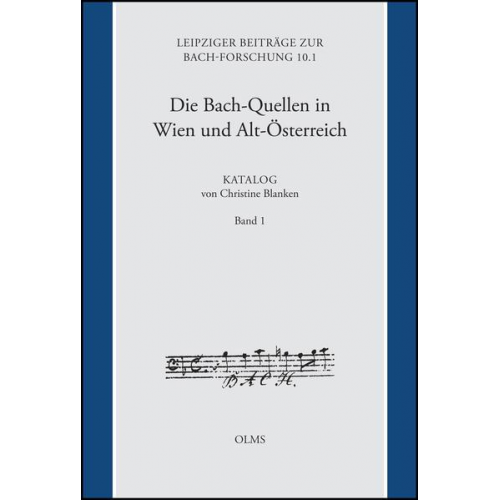 Die Bach-Quellen in Wien und Alt-Österreich: Katalog