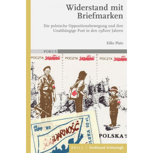 Silke Plate - Widerstand mit Briefmarken