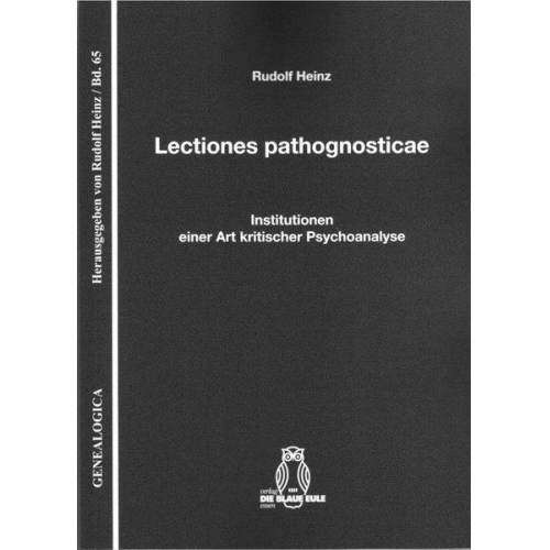 Rudolf Heinz - Lectiones pathognosticae