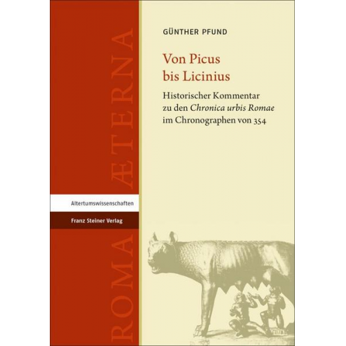 Günther Pfund - Von Picus bis Licinius