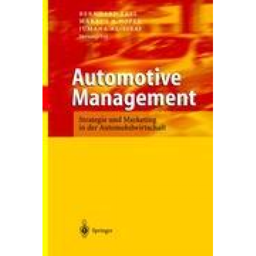 Bernhard Ebel & Markus B. Hofer & Sibai  Jumana  Al- & Jumana Al-Sibai - Automotive Management