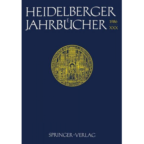 Heidelberger Jahrbücher XXX