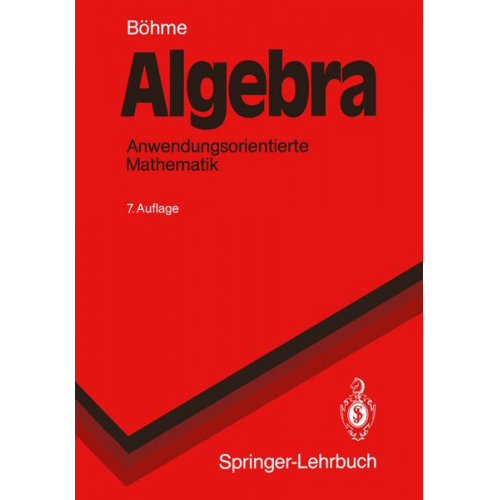 Gert Böhme - Algebra