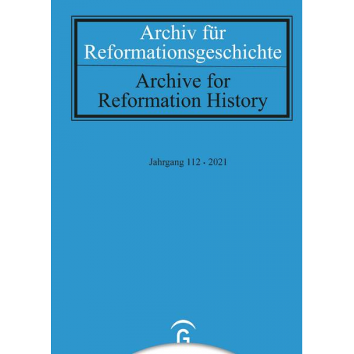 Archiv für Reformationsgeschichte – Aufsatzband