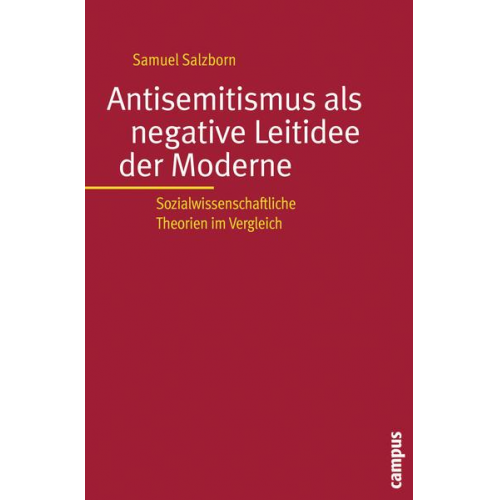 Samuel Salzborn - Antisemitismus als negative Leitidee der Moderne 