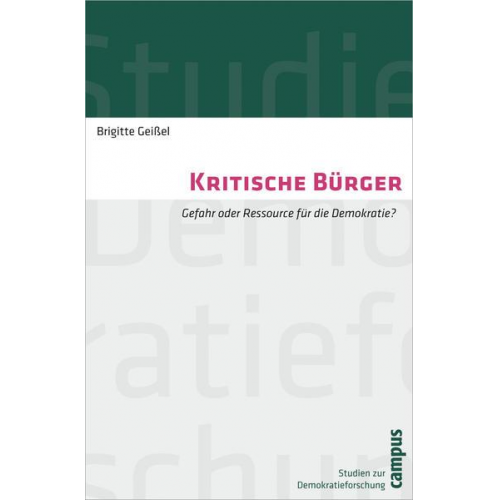 Brigitte Geissel - Kritische Bürger