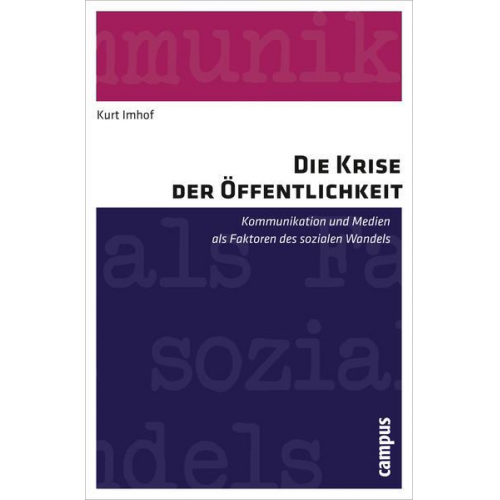 Kurt Imhof - Die Krise der Öffentlichkeit