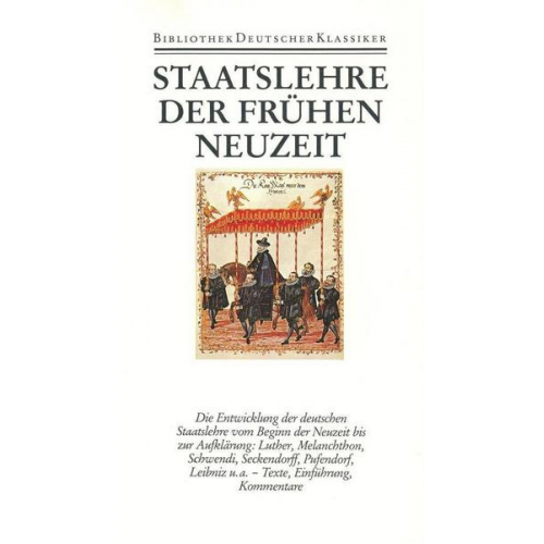 Notker Hammerstein - Staatslehre der frühen Neuzeit