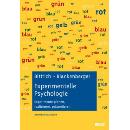 Katrin Bittrich & Sven Blankenberger - Experimentelle Psychologie