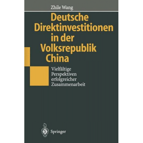 Zhile Wang - Deutsche Direktinvestitionen in der Volksrepublik China