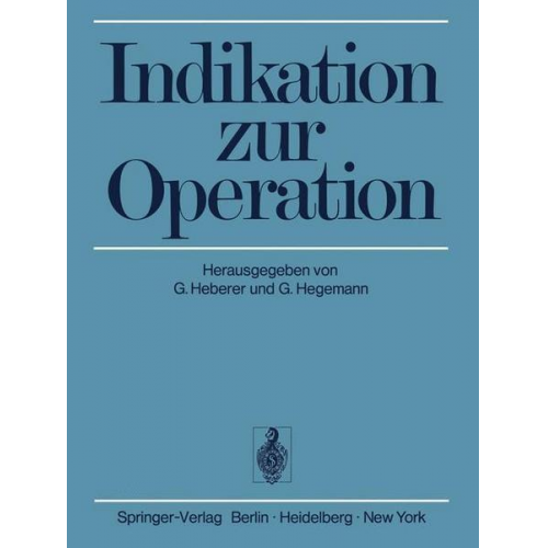 Indikation zur Operation