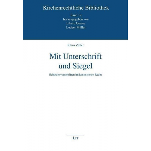 Klaus Zeller - Zeller, K: Mit Unterschrift und Siegel