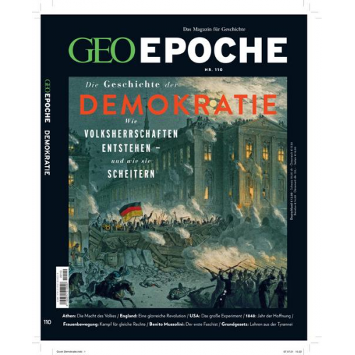 Jens Schröder & Markus Wolff - GEO Epoche / GEO Epoche 110/2021 - Demokratien – Wie sie entstehen, wie sie scheitern!