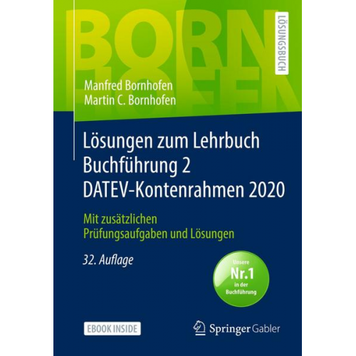 Manfred Bornhofen & Martin C. Bornhofen - Bornhofen, M: Lösungen zum Lehrbuch Buchführung 2 DATEV