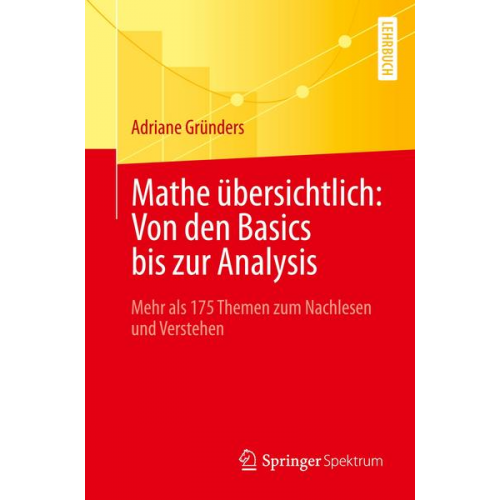 Adriane Gründers - Mathe übersichtlich: Von den Basics bis zur Analysis