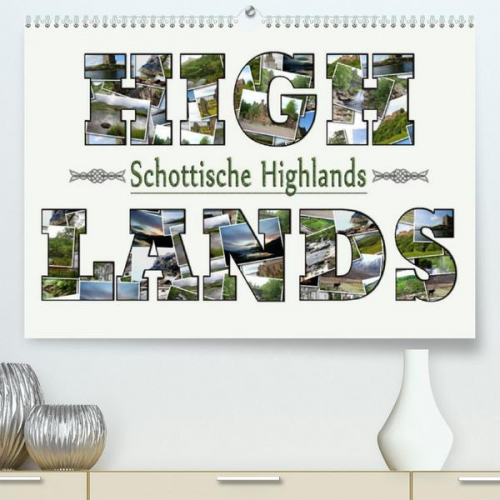 Sylvia Schwarz - Schottische Highlands (Premium, hochwertiger DIN A2 Wandkalender 2022, Kunstdruck in Hochglanz)