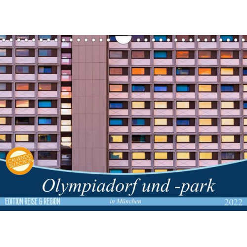 Martina Schikore - Olympiadorf und -park in München (Wandkalender 2022 DIN A4 quer)