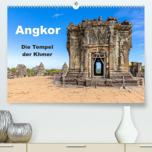 Henning Marquardt - Angkor - Die Tempel der Khmer (Premium, hochwertiger DIN A2 Wandkalender 2022, Kunstdruck in Hochglanz)