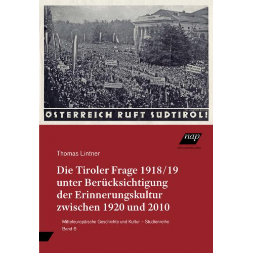 Thomas Lintner - Die Tiroler Frage 1918/19 unter Berücksichtigung der Erinnerungskultur zwischen 1920 und 2010