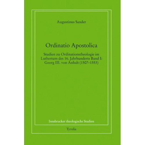 Augustinus Sander - Ordinatio Apostolica