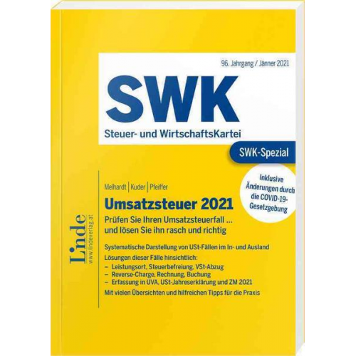 Stefan Melhardt & Bernhard Kuder & Sebastian Pfeiffer - SWK-Spezial Umsatzsteuer 2021