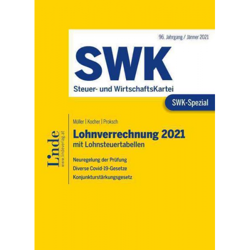 Christa Kocher & Franz Proksch - SWK-Spezial Lohnverrechnung 2021