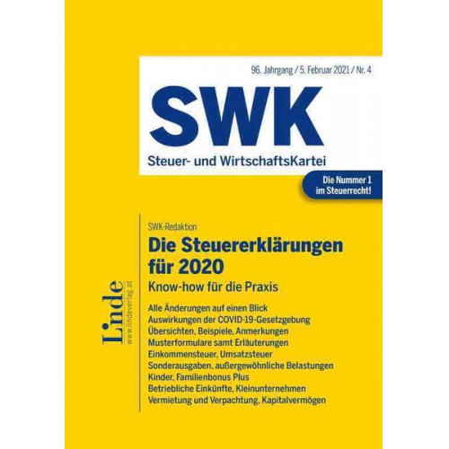 Die Steuererklärungen für 2020