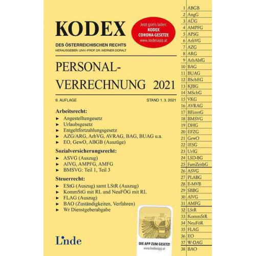 Josef Hofbauer - KODEX Personalverrechnung 2021