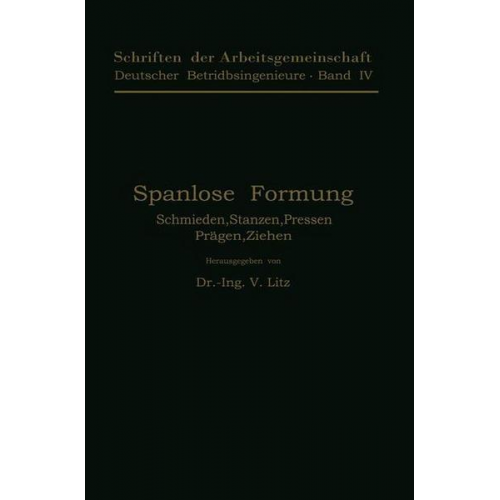 V. Litz - Spanlose Formung