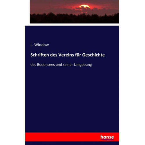 L. Window - Schriften des Vereins für Geschichte