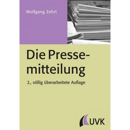 Wolfgang Zehrt - Die Pressemitteilung