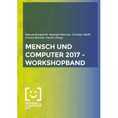 Mensch und Computer 2017 - Workshopband