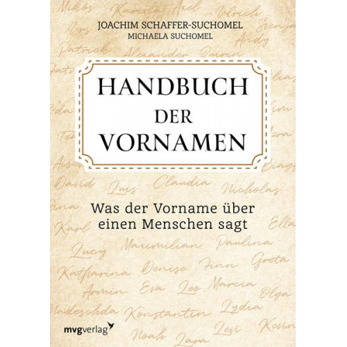 Joachim Schaffer-Suchomel & Michaela Suchomel - Handbuch der Vornamen